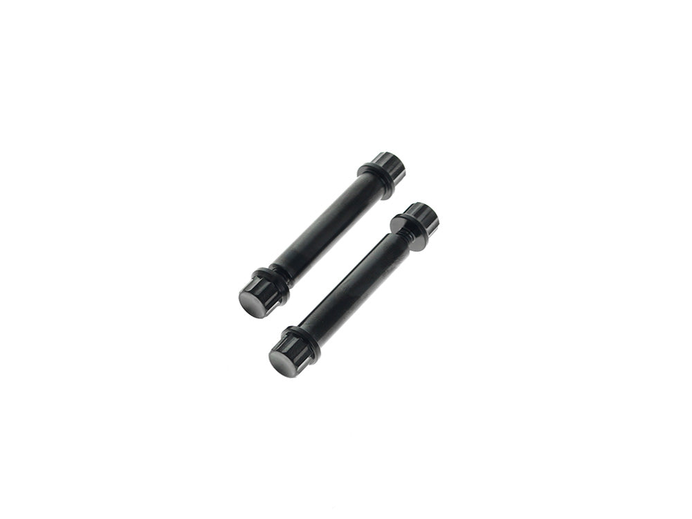 Arlen Ness AN-300-804 Titanium 12-Point Footpeg Mounting Hardware Black for Harley-Davidson Softail 18-Up & Sportster S 21-Up