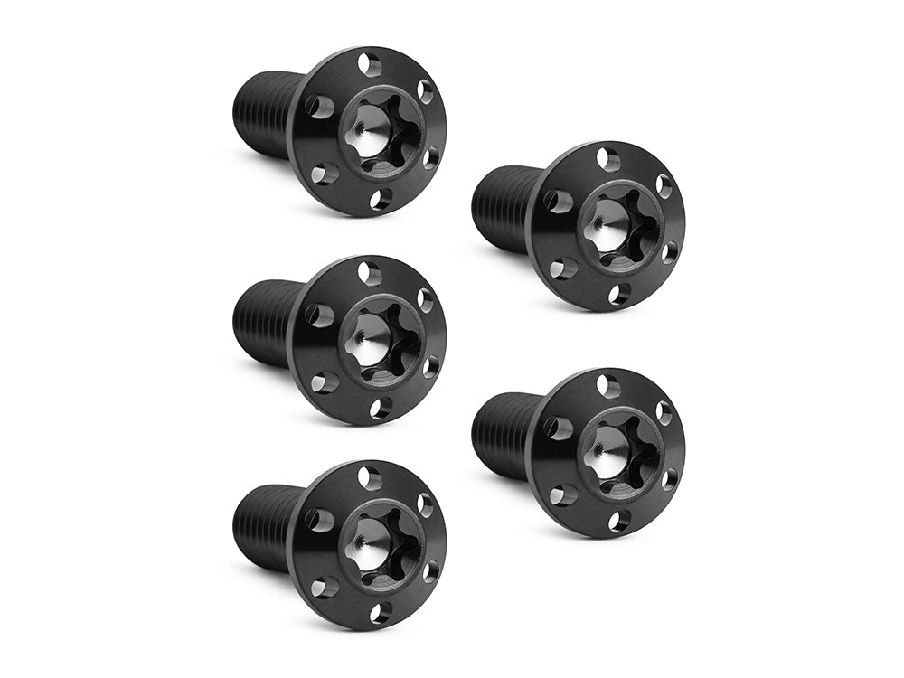 Arlen Ness AN-300-910 Titanium Rear Disc Rotor Bolts Black for H-D Big Twin 97-Up/Sportster 97-21