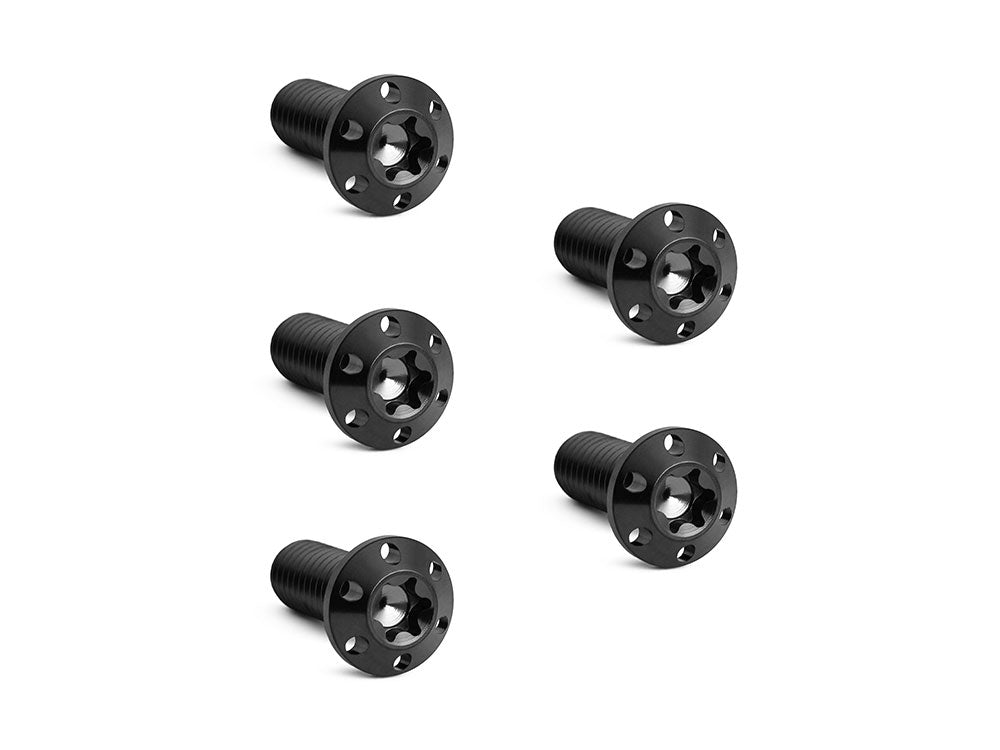 Arlen Ness AN-300-913 Titanium Front Disc Rotor Bolts Black for H-D Big Twin 84-Up/Sportster 84-21