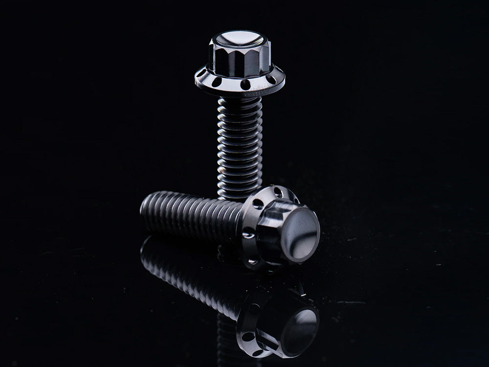 Arlen Ness AN-300-927 Titanium 12-Point Primary Cover Bolt Kit Black for Harley-Davidson Softail 2007-2017 w/Non-240 Tyre/Touring 17-Up