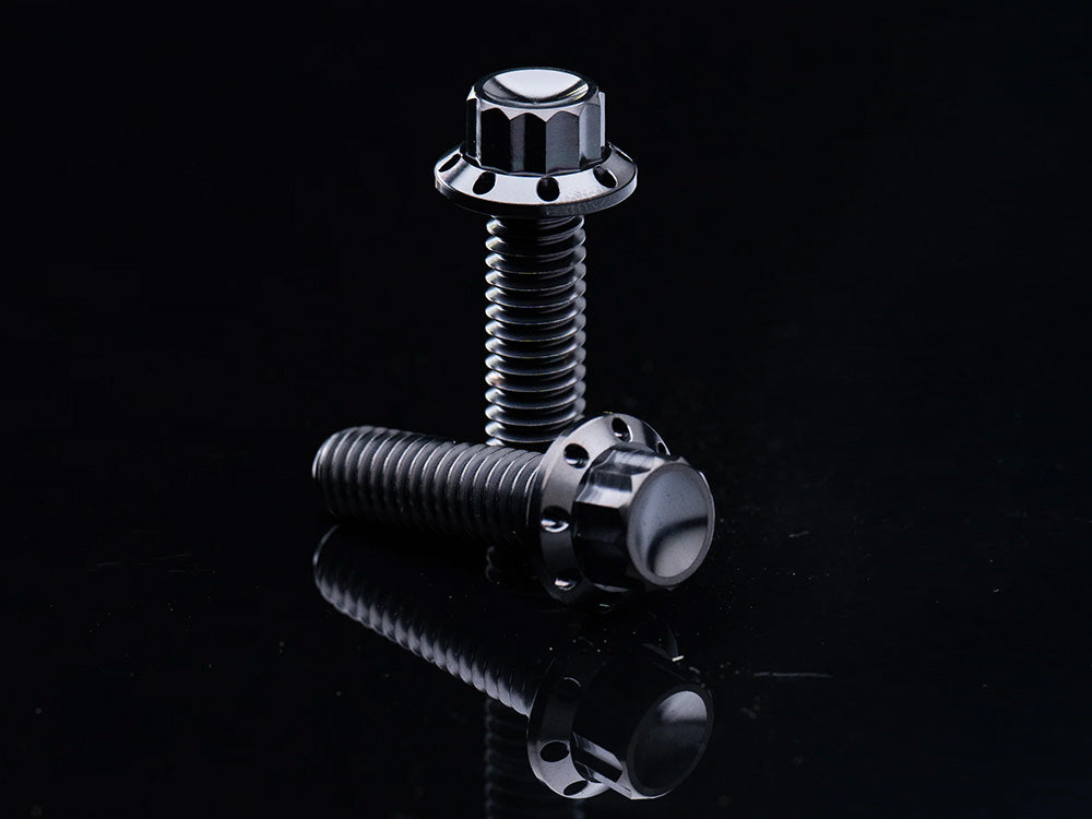 Arlen Ness AN-300-930 Titanium 12-Point Primary Cover Bolt Kit Black for Harley-Davidson Softail 18-Up w/Non-240 Tyre