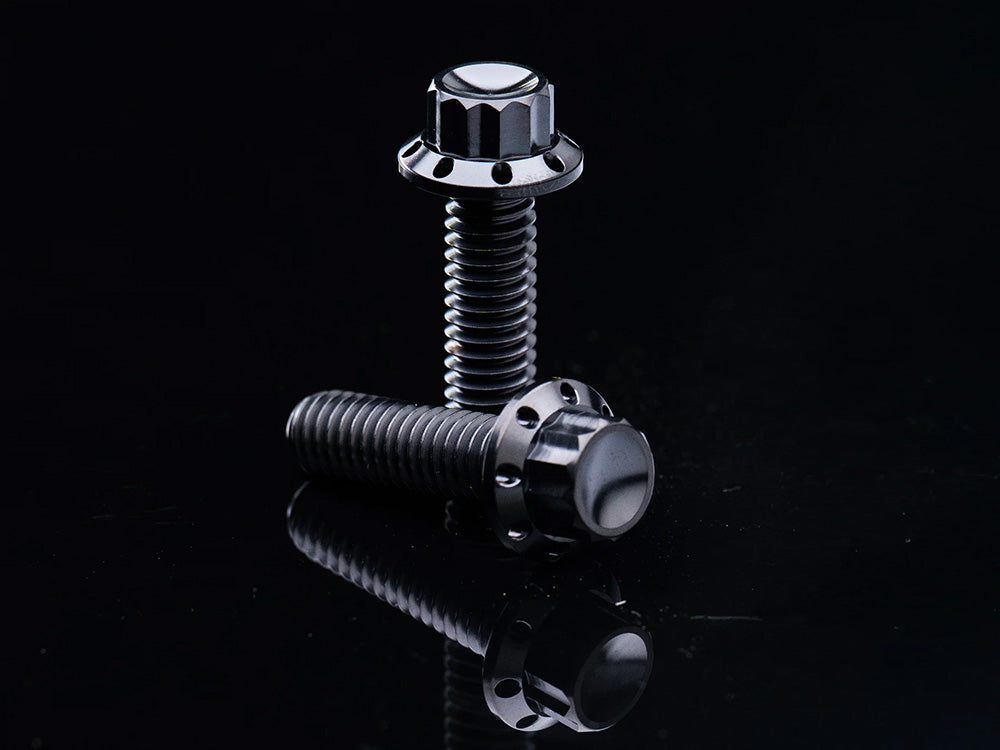 Arlen Ness AN-300-936 Titanium 12-Point Tappet Cover Bolt Kit Black for Harley-Davidson Softail 00-Up/Touring 99-Up/Dyna 99-17