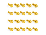 Arlen Ness AN-300-946 Titanium 12-Point Rocker Cover Bolt Kit Gold for Harley-Davidson Milwaukee-Eight 17-Up