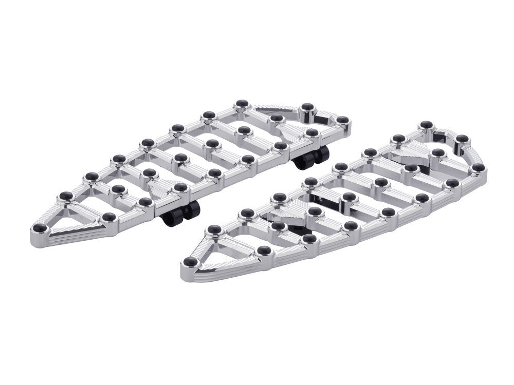 Arlen Ness AN-410-008 MX Front Floorboards Chrome for FL Softail 18-Up