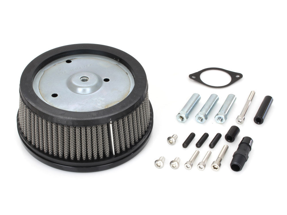 Arlen Ness AN-50-319 Stage 1 Big Sucker Air Cleaner Kit Stainless for Street 500 15-20