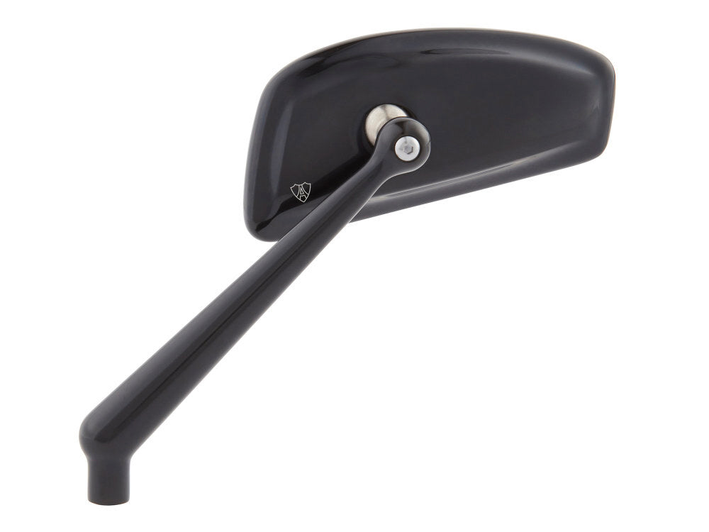 Arlen Ness AN-510-004 Tearchop Mirror Black for Left Side