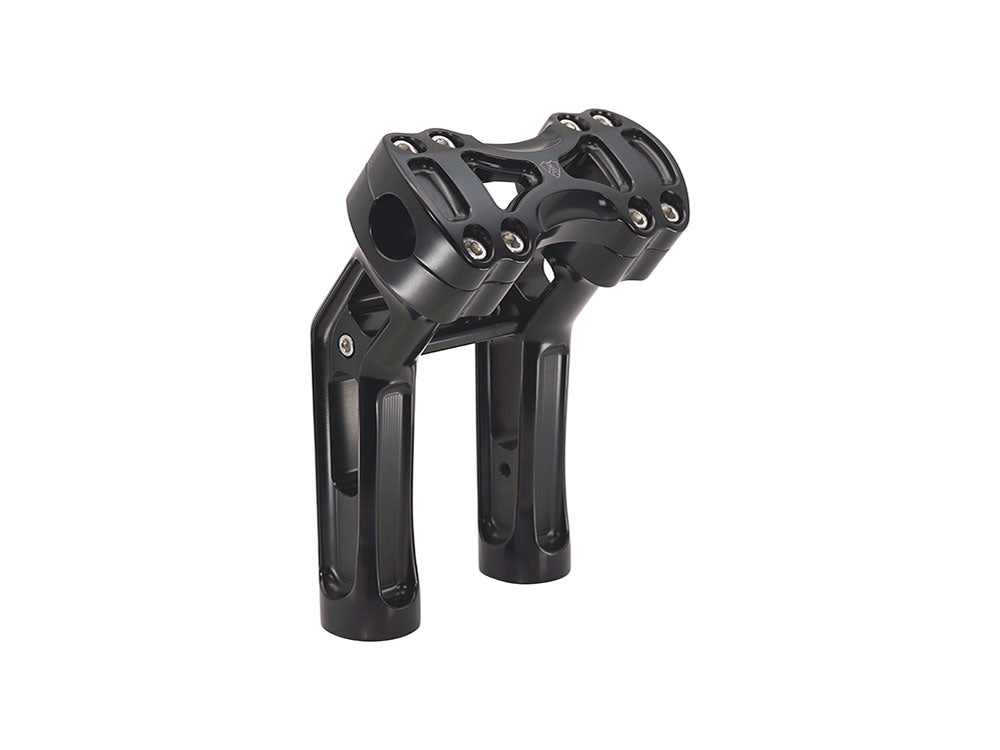 Arlen Ness AN-520-051 7" Method Kickback Risers Black for 1" Handlebar