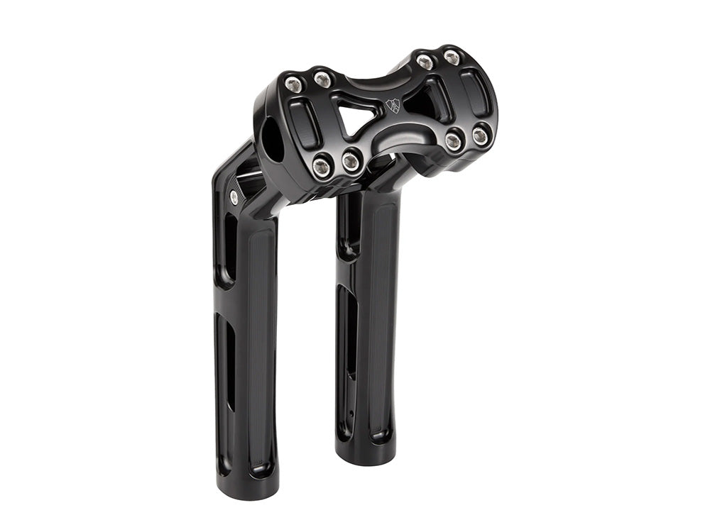 Arlen Ness AN-520-063 10" Method Wayback Risers Black for 1" Handlebar