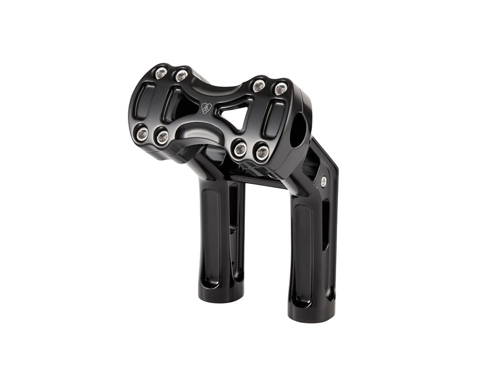 Arlen Ness AN-520-064 7" Method Wayback Risers Black for 1" Handlebar