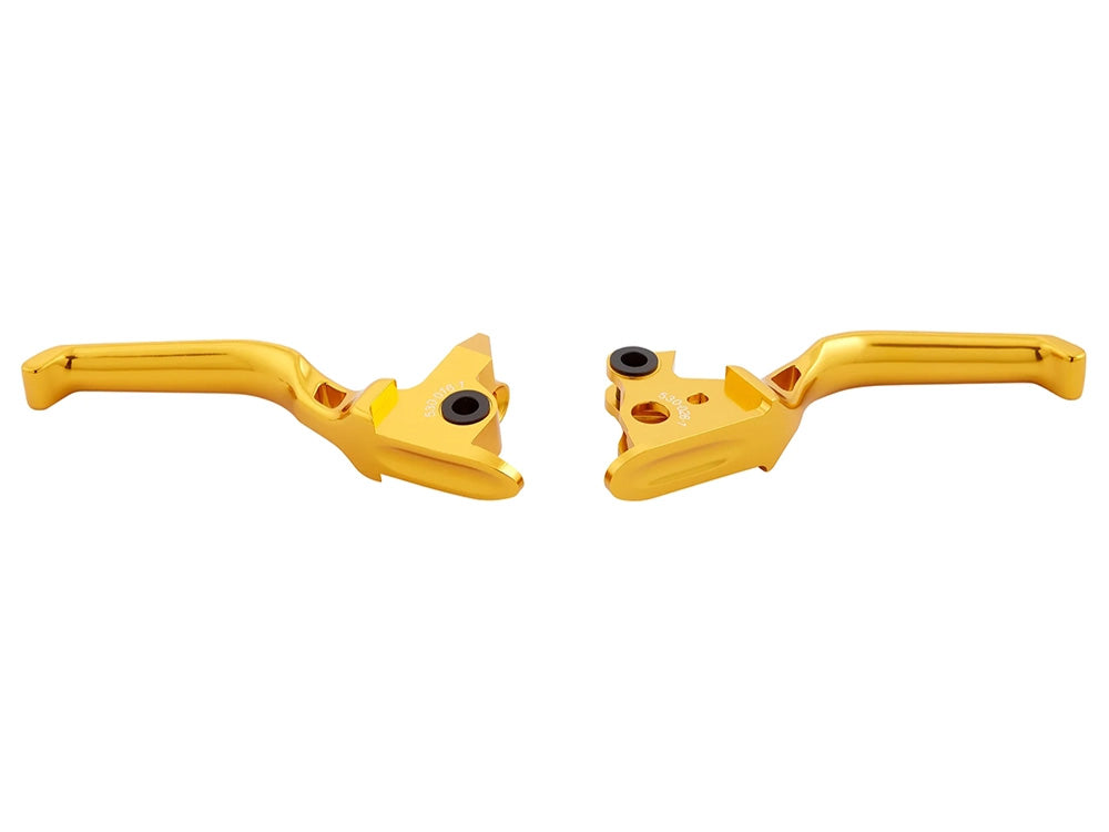 Arlen Ness AN-530-029 Method Levers Gold for Harley-Davidson Softail 18-24