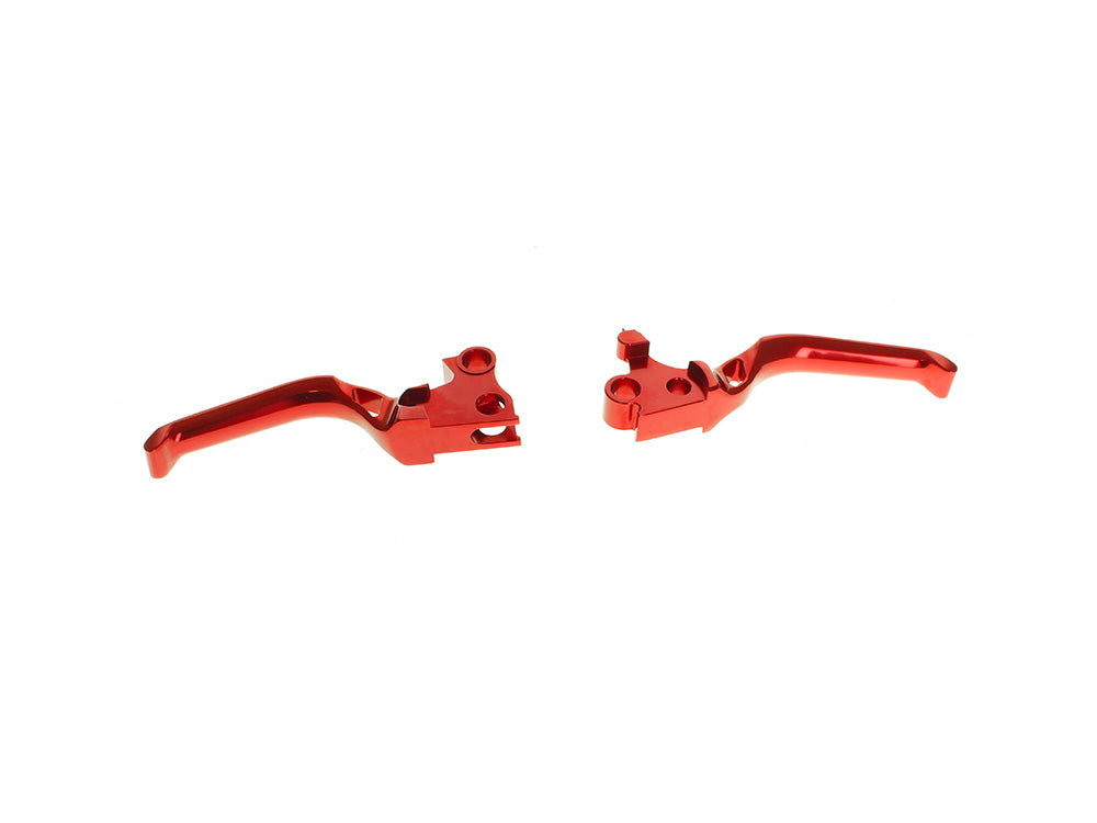 Arlen Ness AN-530-032 Method Levers Red for Harley-Davidson Softail 96-14/Dyna 96-17/Touring 96-07/Sportster 96-03