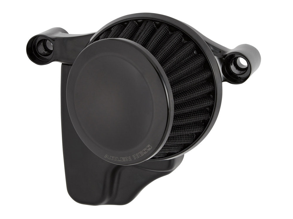 Arlen Ness AN-600-020 Mini 22 Degree Air Cleaner Kit Black for Milwaukee-Eight Touring 17-Up/Softail 18-Up