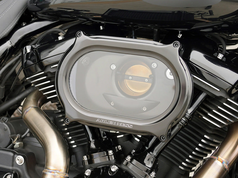 Arlen Ness AN-600-212 Method Oval Performance Air Cleaner Kit Black for Harley-Davidson CVO Touring 23-Up/Street Glide/Road Glide 24-Up/Touring/Softail 25-Up