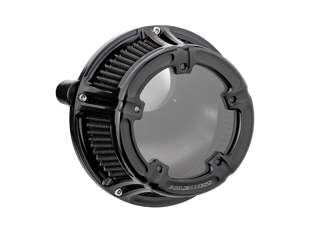 Arlen Ness AN-600-236 Method Clear Air Cleaner Kit Black Anodized for Harley-Davidson CVO Touring 23-Up/Street Glide/Road Glide 24-Up/Touring/Softail 25-Up