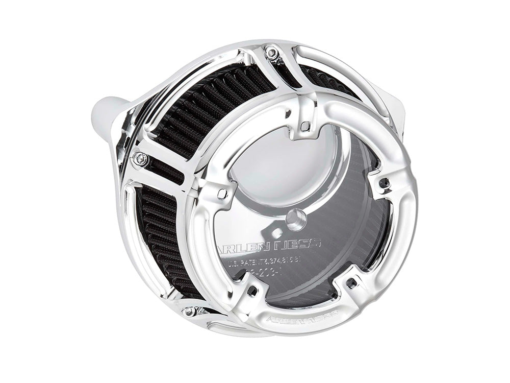 Arlen Ness AN-600-238 Method Clear Air Cleaner Kit Chrome for Harley-Davidson CVO Touring 23-Up/Street Glide/Road Glide 24-Up/Touring/Softail 25-Up