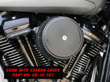 Arlen Ness AN-600-301 Stage 1 Big Sucker Air Cleaner Kit Black for Harley-Davidson CVO Touring 23-Up/Street Glide/Road Glide 24-Up/Touring/Softail 25-Up