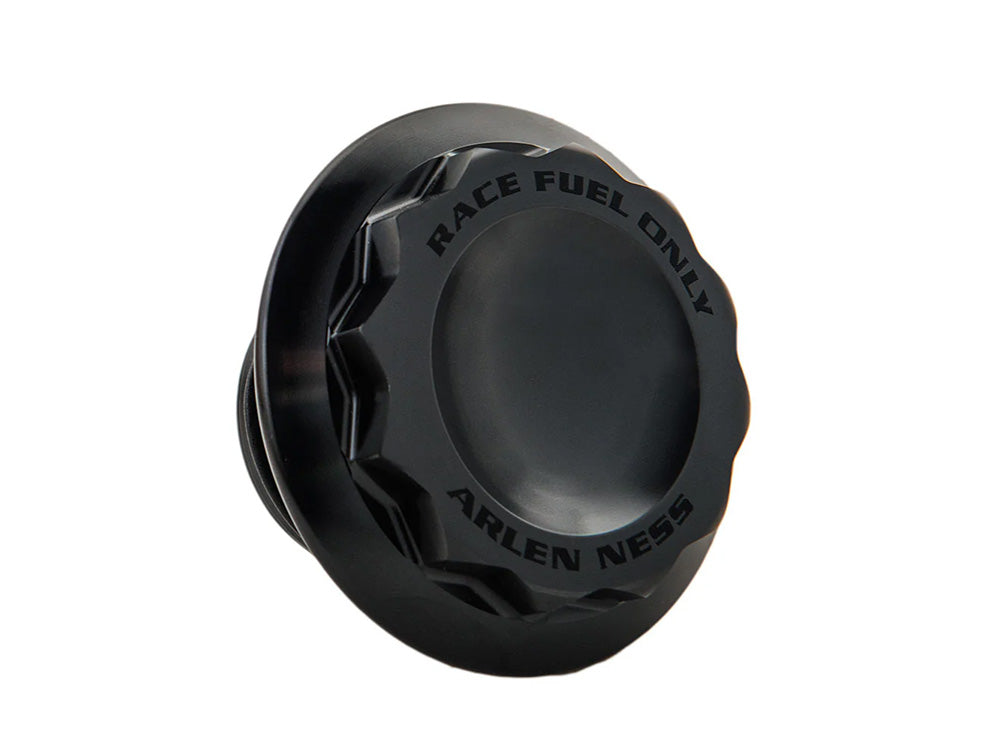 Arlen Ness AN-701-010 12 Point Right Hand Vented Screw-In Fuel Cap Black for Harley-Davidson Big Twin 96-Up/Sportster 96-21