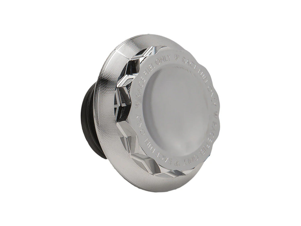 Arlen Ness AN-701-011 12 Point Right Hand Vented Screw-In Fuel Cap Chrome for Harley-Davidson Big Twin 96-Up/Sportster 96-21