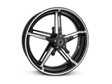 Arlen Ness AN-91-652 18" x 5.5" Fat Factory 24 Replica Wheel Gloss Black for Harley-Davidson Touring 24-Up