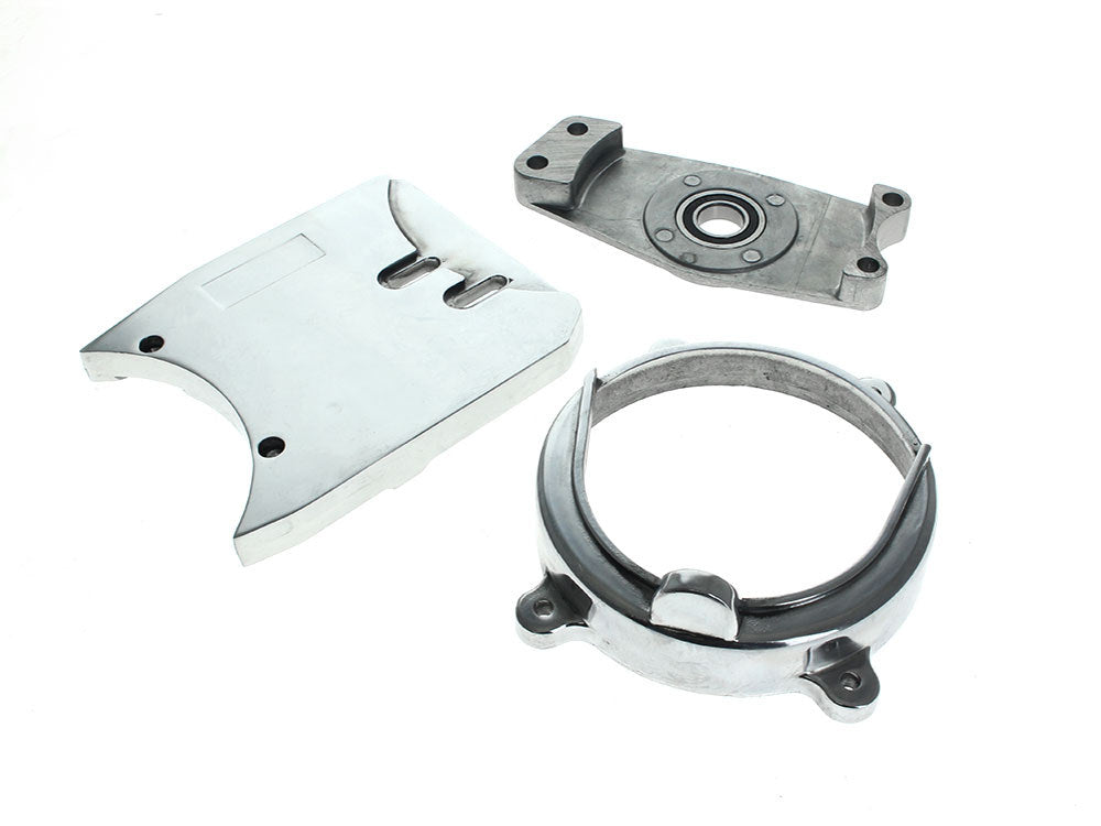 American Prime MFG APM-2121-0046 Complete Equalizer Motor Plate Kit Cast Alloy for 4 Speed Big Twin 70-84 w/Rear Chain Drive