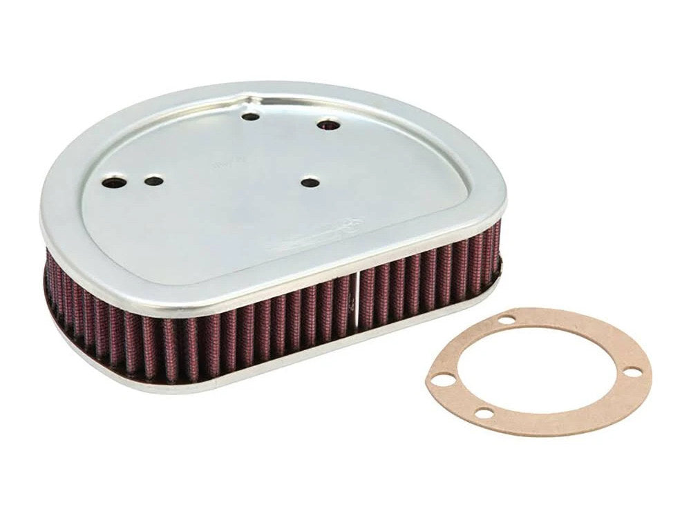 Airaid Filters AR-880-175 Air Filter Element for Twin Cam w/OEM Round Air Cleaner Cover/Crossbones 08-11/Blackline 11-13/Slim 12-17/Street Bob 14-17