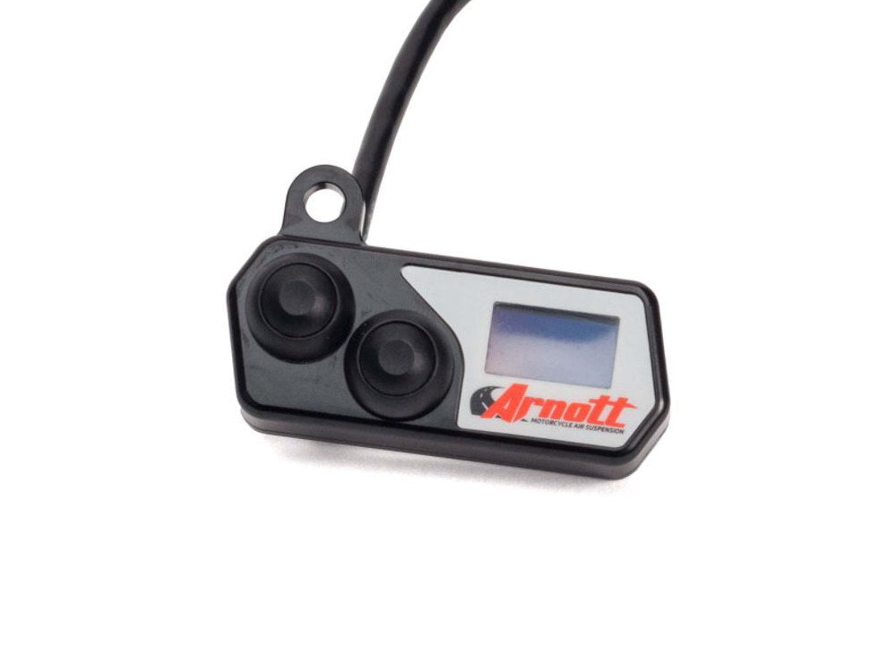 Arnott ARN-K-3114 Handlebar Control Switch with LED Gauge Black for Bikes w/Air Suspension