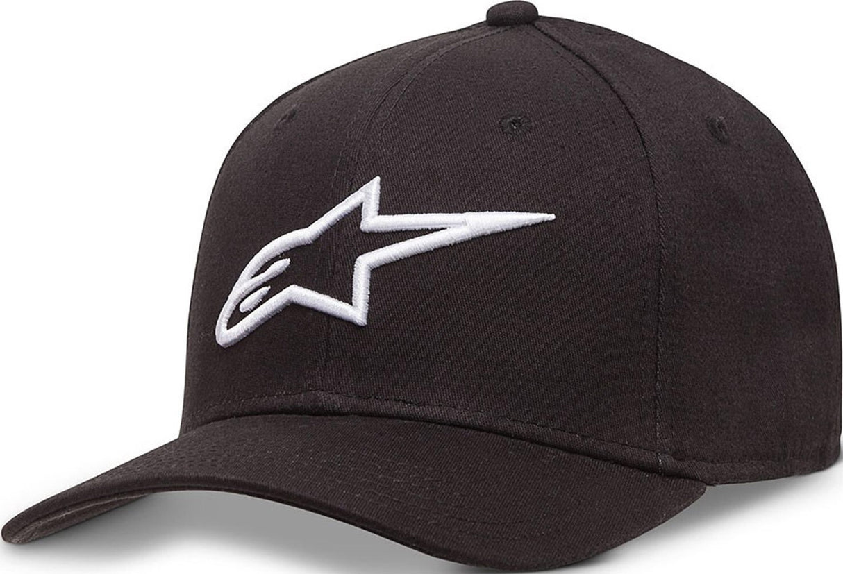 Alpinestars Kid's Ageless Hat (Curved Bill) Black/White