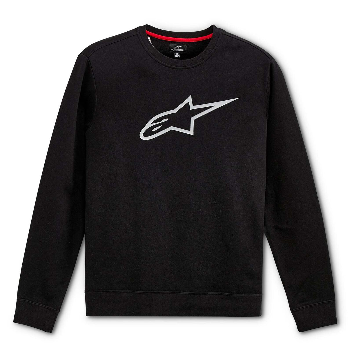 Alpinestars Ageless Black/Grey Crew Fleece Jumper