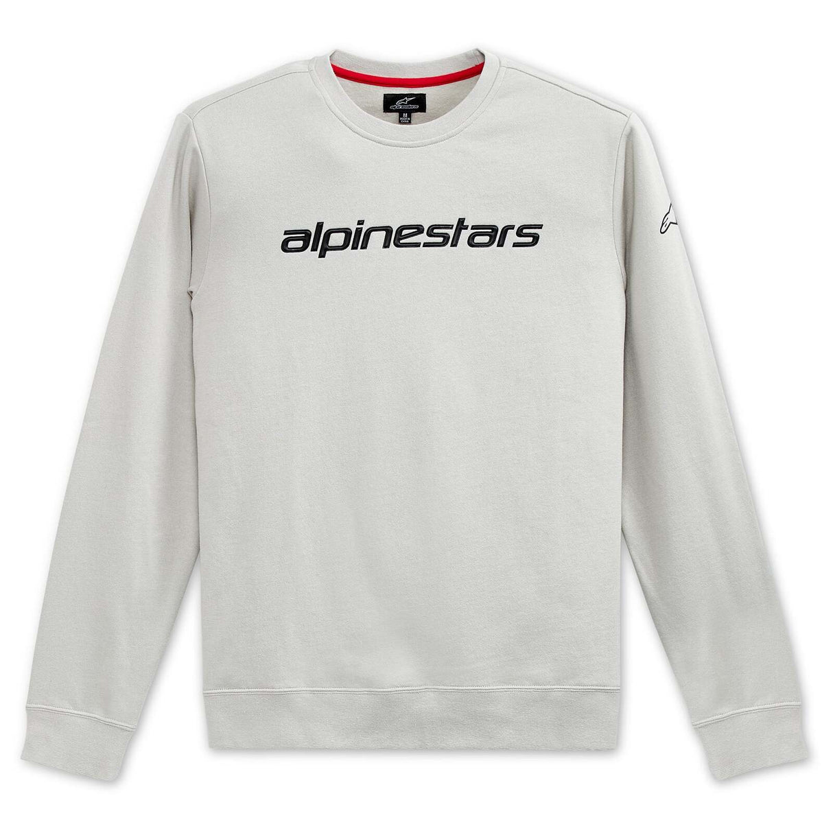 Alpinestars Linear Silver/Black Crew Fleece Jumper