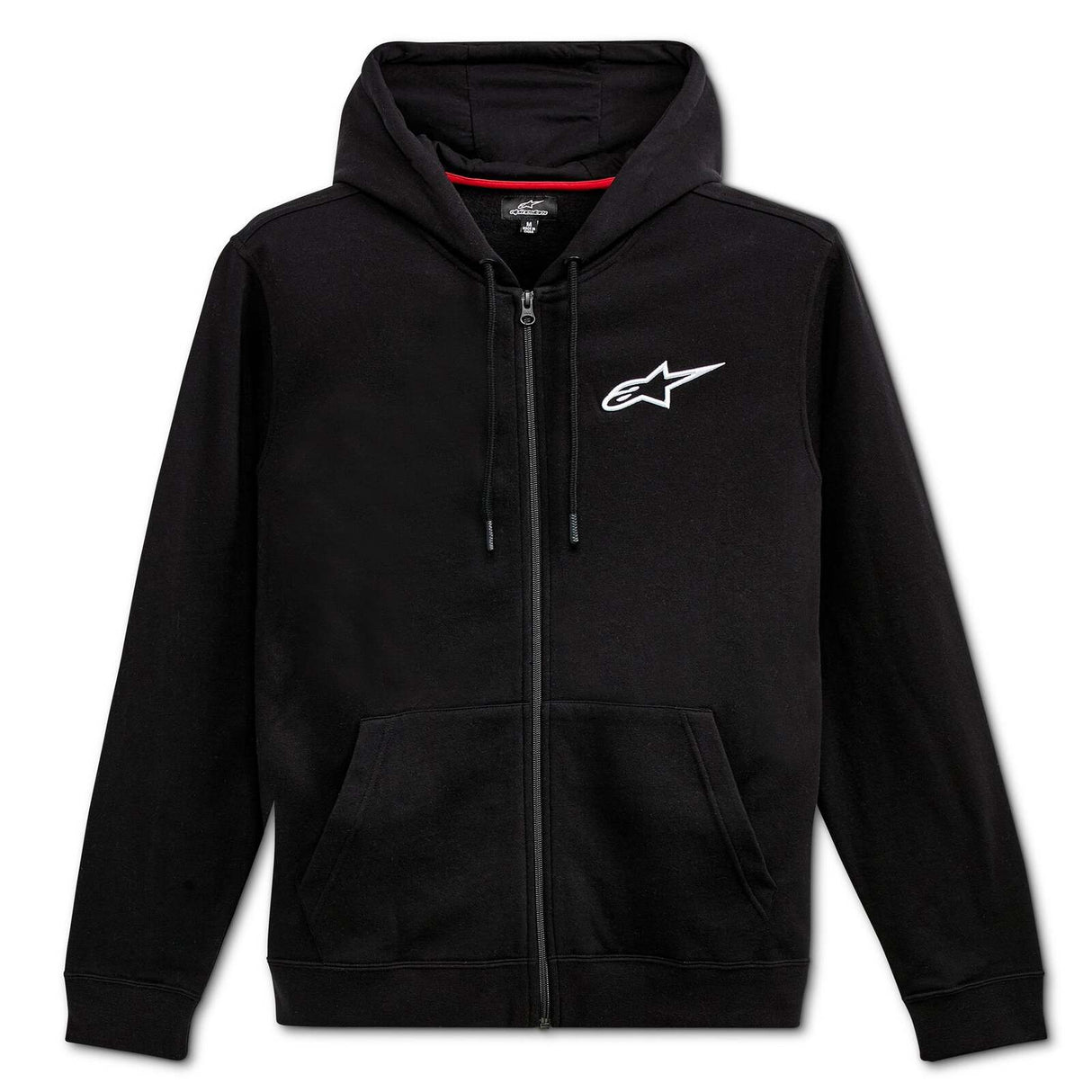 Alpinestars Ageless Chest Black/White Zip-Up Hoodie