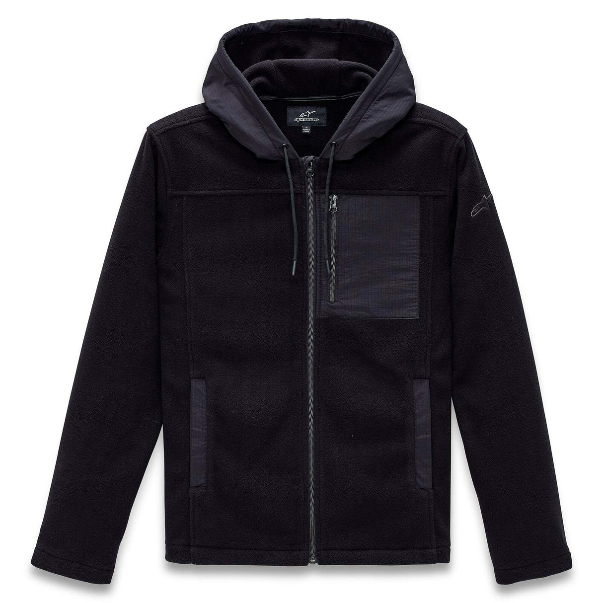 Alpinestars Cult Polar Black Zip-Up Fleece Hoodie