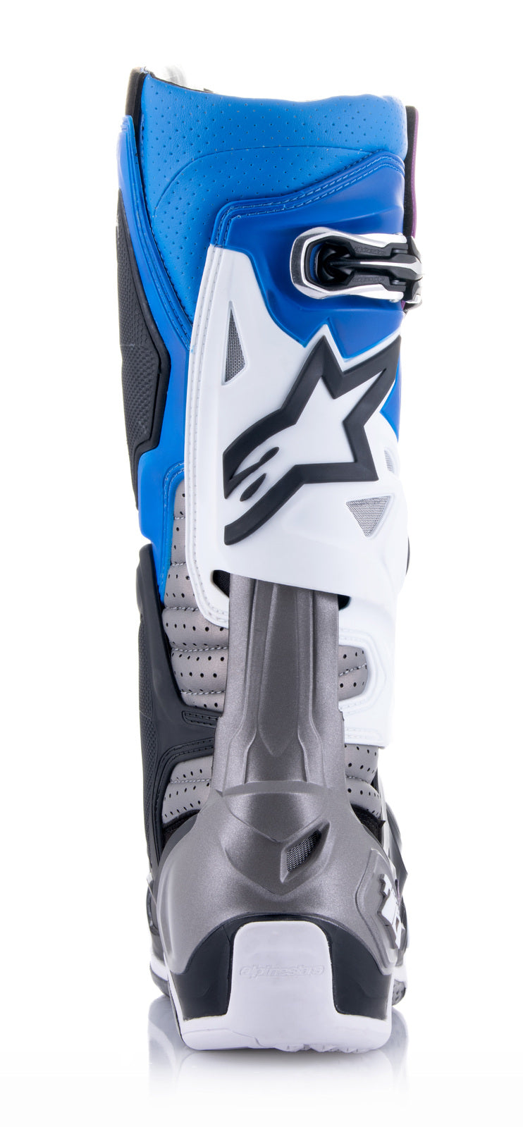 Alpinestars 2023 Tech 10 Supervented Black/Enamel Blue/Purple/White Boots