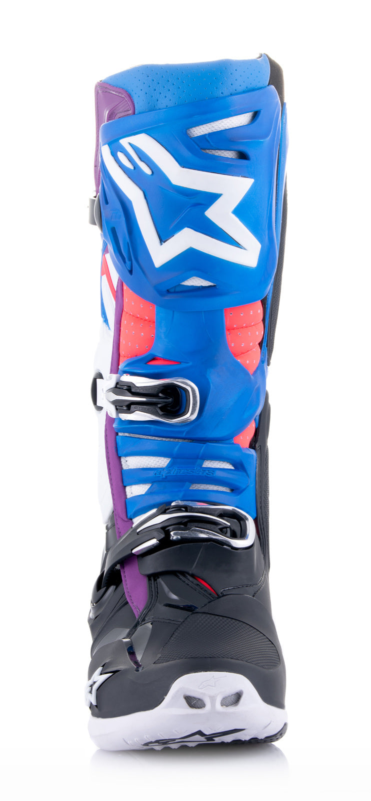 Alpinestars 2023 Tech 10 Supervented Black/Enamel Blue/Purple/White Boots