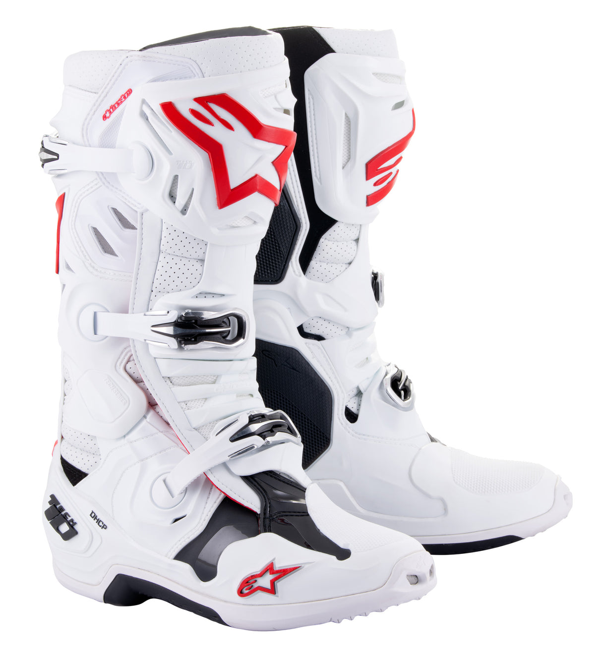 Alpinestars 2023 Tech 10 Supervented White/Bright Red Boots