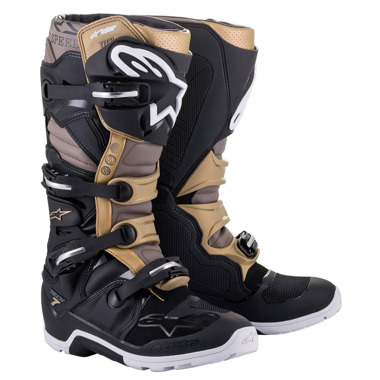 Alpinestars 2023 Tech 7 Drystar Enduro Black/Grey/Gold Boots