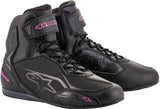 Alpinestars Stella Faster-3 Black/Fuchsia Pink Womens Riding Shoes