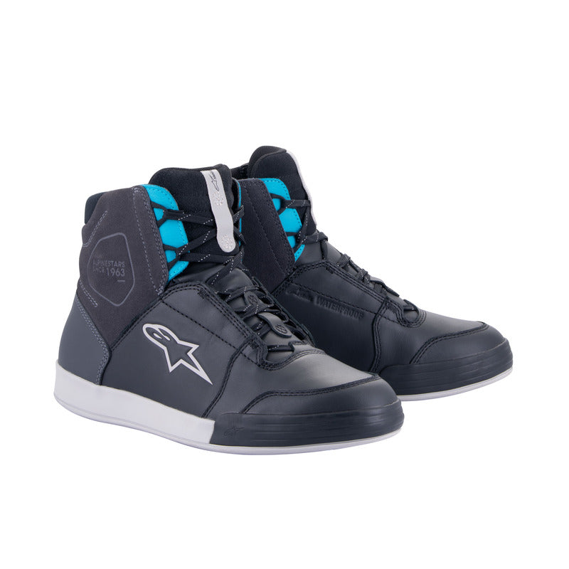 Alpinestars Chrome Waterproof Black/Turquoise Womens Shoes