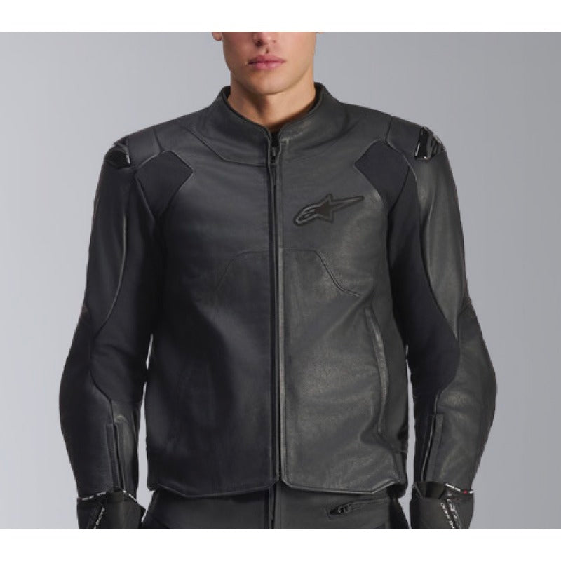 Alpinestars Caliber V2 Leather Black/Black Jacket