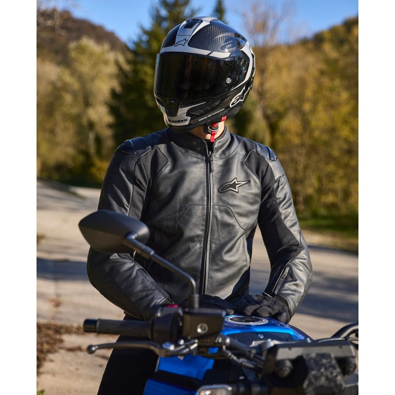 Alpinestars Caliber V2 Leather Black/Black Jacket