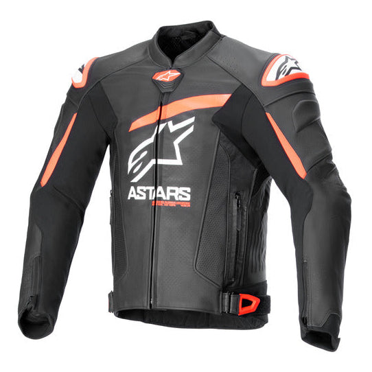 Alpinestars GP Plus R V4 Airflow Leather Black/Fluro Red/White Jacket