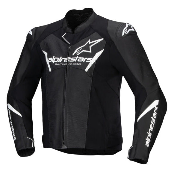 Alpinestars Faster V3 Airflow Leather Black/White Jacket