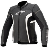 Alpinestars Stella Kira V2 Black/White Leather Womens Jacket