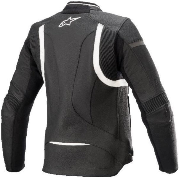 Alpinestars Stella Kira V2 Black/White Leather Womens Jacket