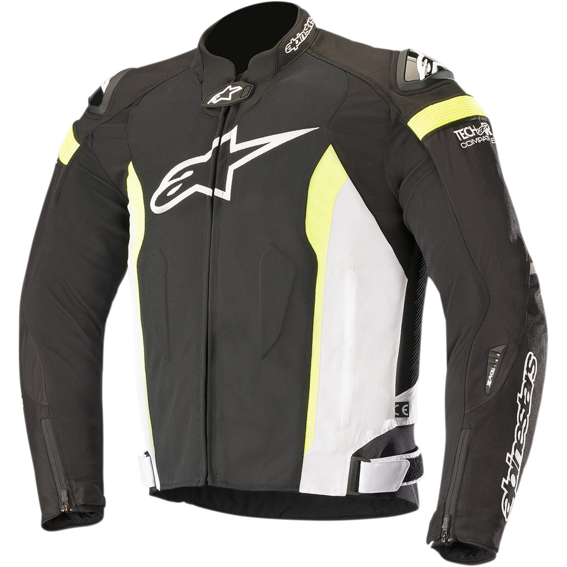 Alpinestars T-Missile Air Black/Fluro Yellow Textile Jacket (Tech-Air Compatible)