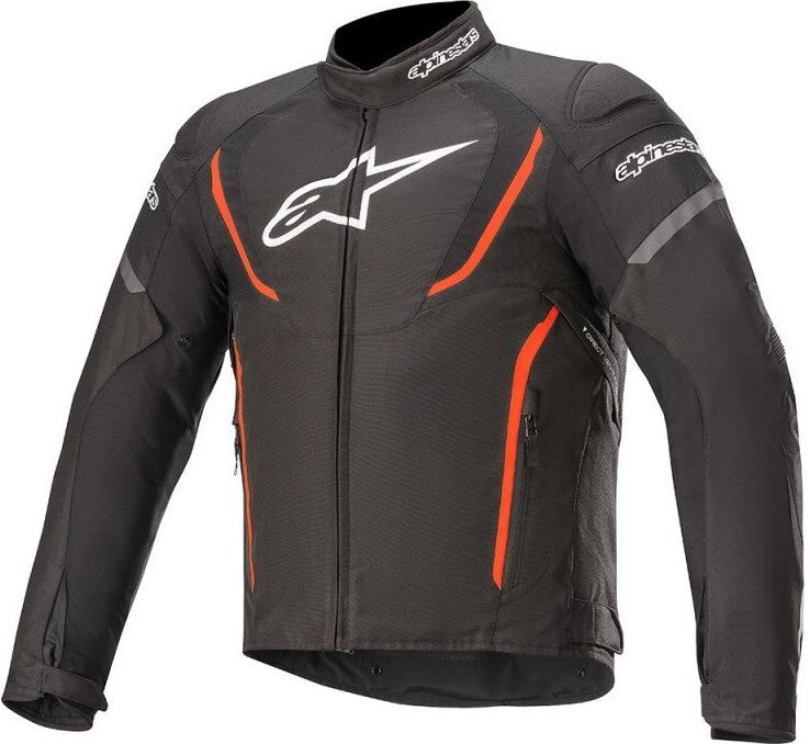 Alpinestars T-Jaws V3 Waterproof Black/Fluro Red Textile Jacket