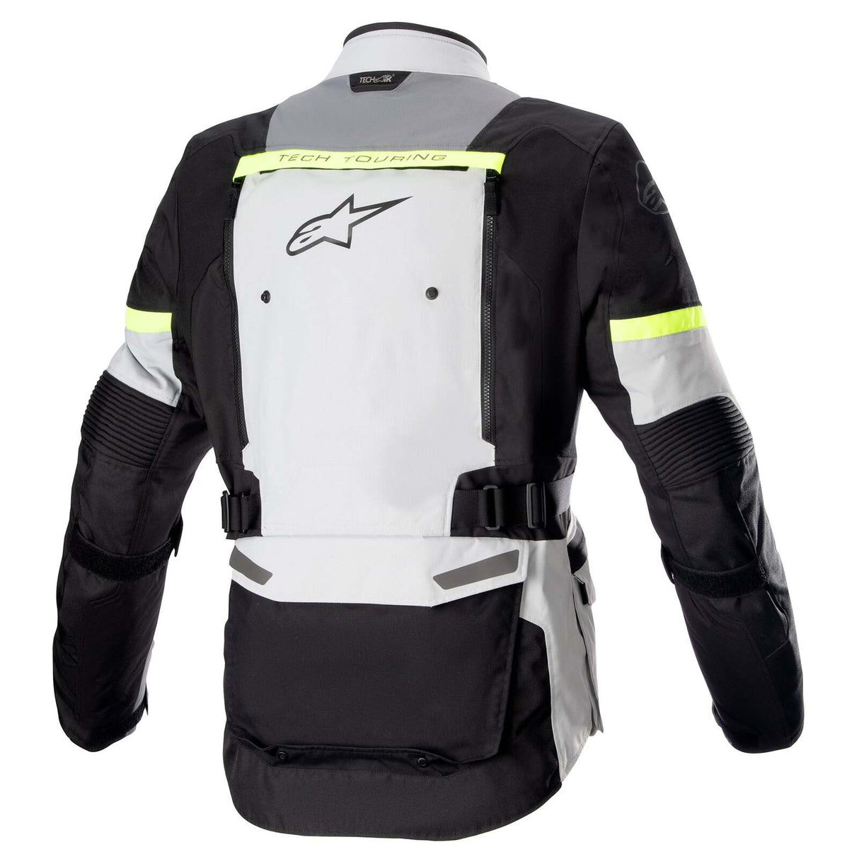 Alpinestars Bogota Pro Drystar Ice Gray/Dark Gray/Fluro Yellow Textile Jacket