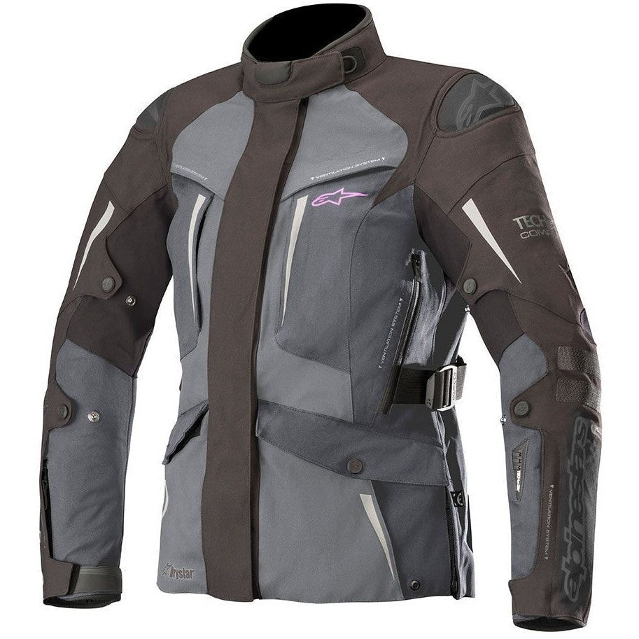 Alpinestars Stella Yaguara Drystar Black/Grey/Anthracite Textile Womens Jacket