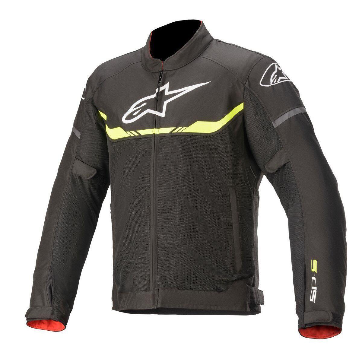 Alpinestars T-SPS Air Black/Fluro Yellow Textile Jacket