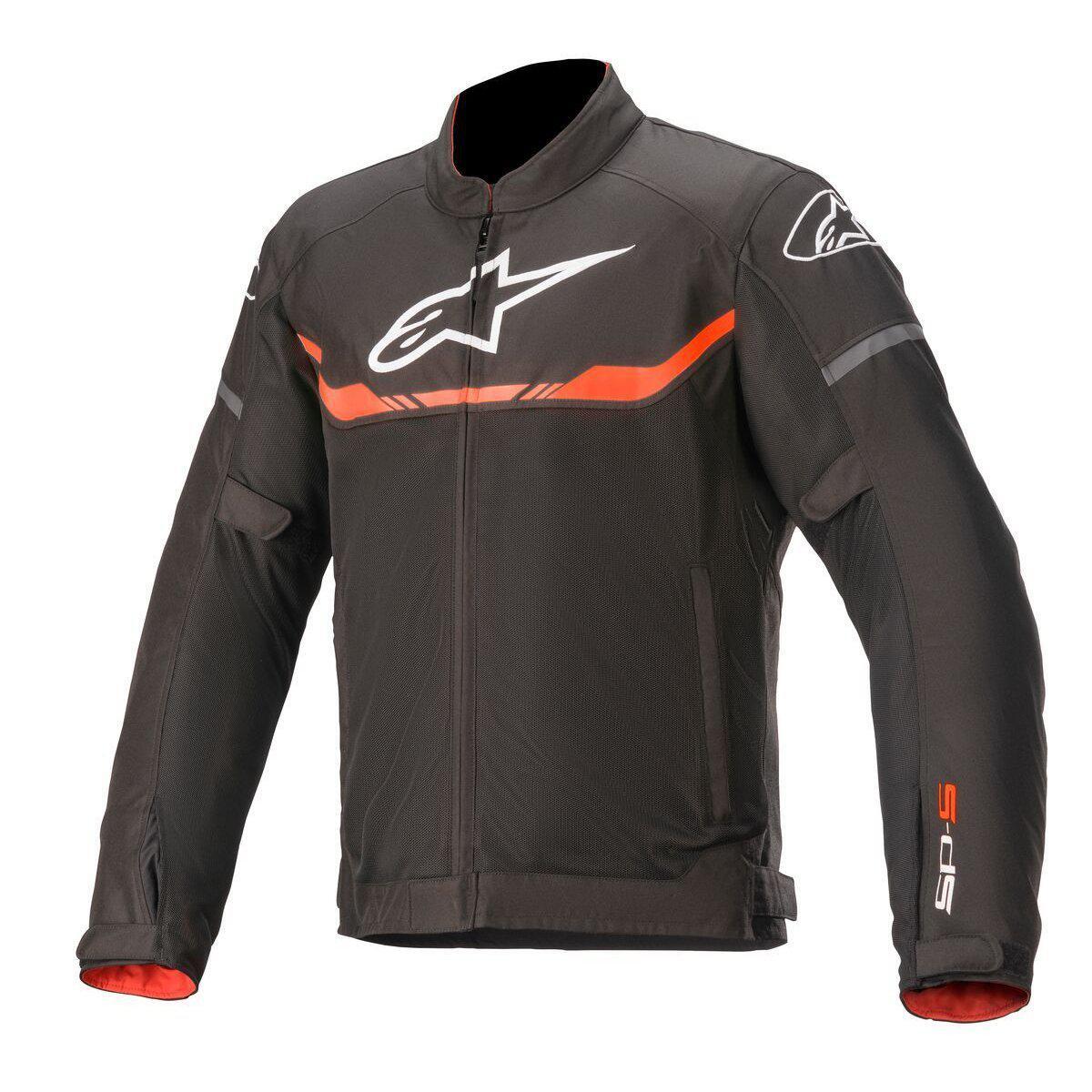 Alpinestars T-SPS Air Black/Fluro Red Textile Jacket