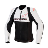 Alpinestars Stella SMX Air Ice Grey/Black/Fluro Coral Womens Jacket